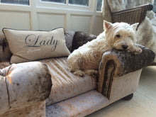 Load image into Gallery viewer, &quot;Balmoral&quot; Dog Beds - Crushed Velvets