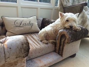 "Balmoral" Dog Beds - Crushed Velvets