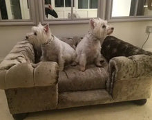 Load image into Gallery viewer, "Balmoral" Luxury Dog Beds - Crushed Velvets Scott's of London