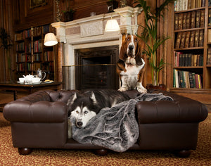 "Balmoral" Dog Beds - Faux Leathers