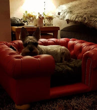 Load image into Gallery viewer, &quot;Balmoral&quot; Dog Beds - Real Leathers