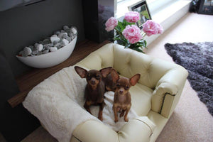 "Sandringham" Dog Beds - Faux Leathers