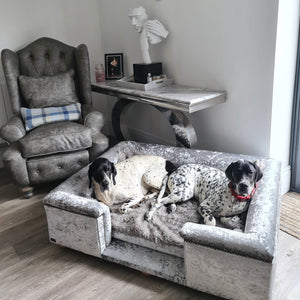 "Windsor" Dog Beds - Crushed Velvets