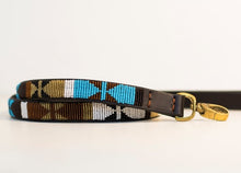 Load image into Gallery viewer, Medium &amp; Large breed beaded leather Dog Leads - 3/4&quot; (2cm) wide - 44&quot; (112cm) Long - Click to select colour