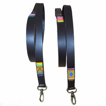 Load image into Gallery viewer, Partially Beaded leather Medium &amp; large breeds Dog Leads - 3/4&quot; (2cm) Wide - 44&quot; (112cm) Long