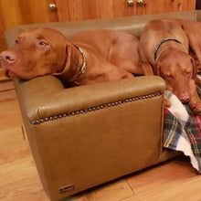 Load image into Gallery viewer, "Windsor" Luxury Dog Beds - Faux Leathers Scott's of London