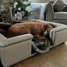 Load image into Gallery viewer, "Windsor" Luxury Dog Beds - Faux Leathers Scott's of London