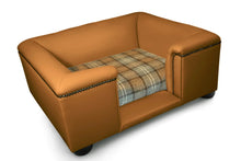 Load image into Gallery viewer, "Windsor" Luxury Dog Beds - Faux Leathers Scott's of London