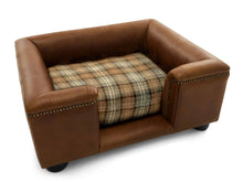 Load image into Gallery viewer, "Windsor" Luxury Dog Beds - Real Leathers Scott's of London