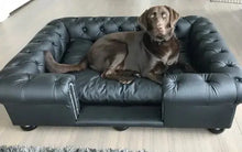 Load image into Gallery viewer, "Balmoral" Luxury Dog Beds - Faux Leathers Scott's of London