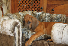 Load image into Gallery viewer, "Balmoral" Luxury Dog Bed - Crushed Velvets Scott's of London