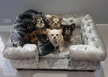 Load image into Gallery viewer, "Balmoral" Luxury Dog Beds - Crushed Velvets Scott's of London