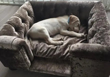 Load image into Gallery viewer, "Sandringham" Luxury Dog Beds - Crushed Velvets Scott's of London