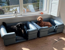 Load image into Gallery viewer, "Buckingham" Luxury Dog Beds - Real Leathers Scott's of London