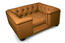 Load image into Gallery viewer, "Sandringham" Luxury Dog Beds - Faux Leathers Scott's of London