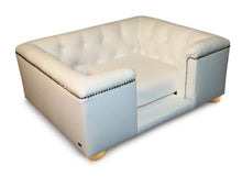 Load image into Gallery viewer, "Sandringham" Luxury Dog Beds - Faux Leathers Scott's of London