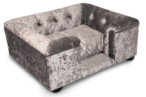 "Sandringham" Dog Beds - Crushed Velvets