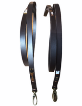 Load image into Gallery viewer, Partially Beaded leather Toy &amp; Small Dog Leads - 1/2&quot; (1.5cm) wide - 44&quot; (112cm) long