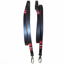 Load image into Gallery viewer, Partially Beaded leather Toy &amp; Small Dog Leads - 1/2&quot; (1.5cm) wide - 44&quot; (112cm) long