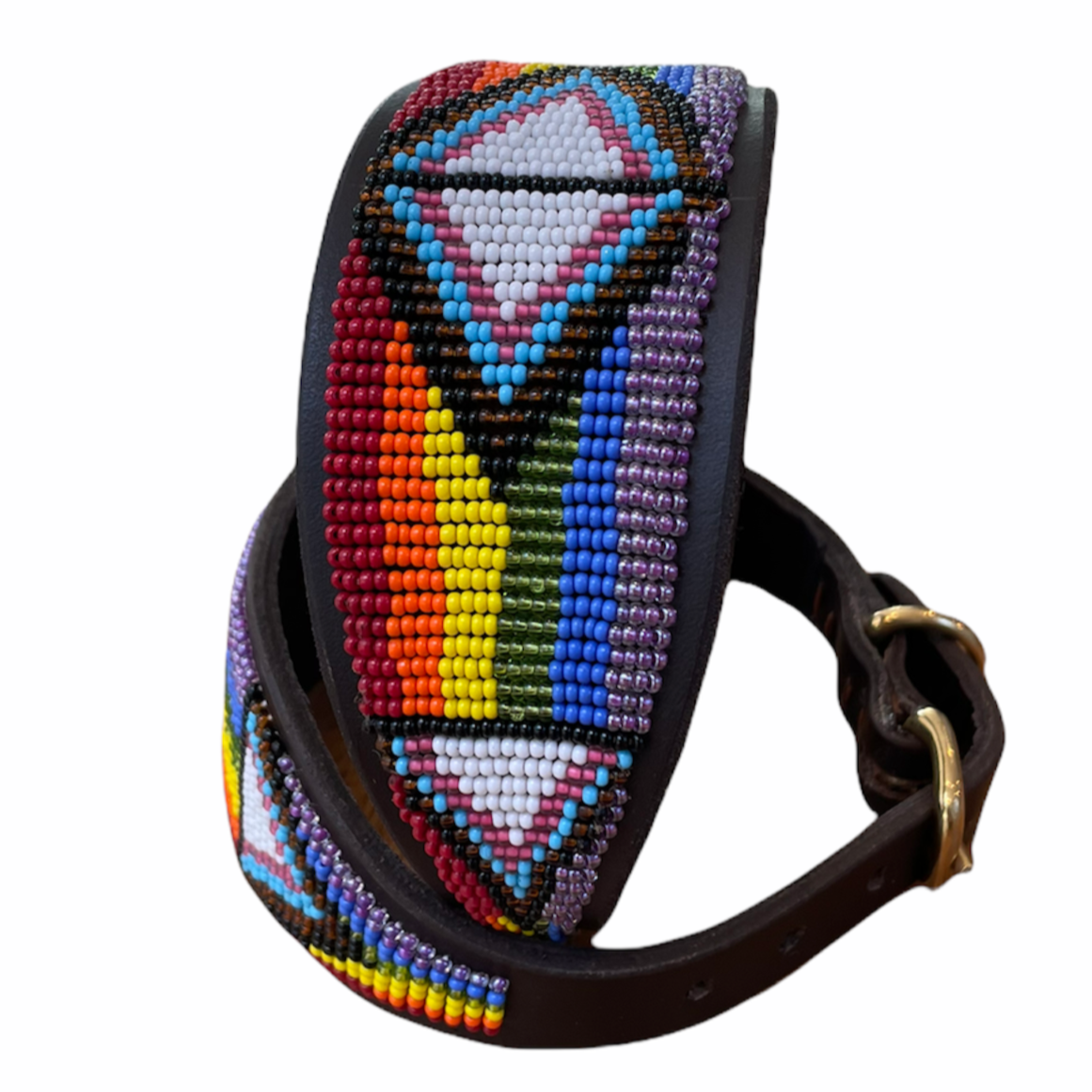 Beaded top whippet collar