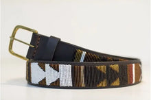 Load image into Gallery viewer, XL/Mountain breeds beaded leather Dog Collars - Neck size 21"-23" (53-59cm) 1" (3cm) wide - Click to select colour Scott's of London