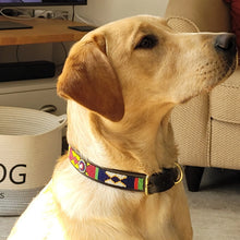 Load image into Gallery viewer, Large breed (wide) beaded leather Dog Collars - Neck size 18"-20" (46-51cm) 1" (3cm) wide - Click to select colours Scott's of London