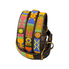 Load image into Gallery viewer, Large breed (wide) beaded leather Dog Collars - Neck size 18"-20" (46-51cm) 1" (3cm) wide - Click to select colours Scott's of London