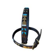 Load image into Gallery viewer, Large breed beaded leather Dog Collars - Neck size 18"-20" (46-51cm) 3/4" (2cm) wide - Click to select colour Scott's of London