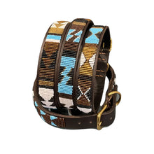Load image into Gallery viewer, Medium breed beaded leather Dog Collars - Neck size 15"-17" (38-44cm) 3/4" (2cm) wide - Click to select colour Scott's of London