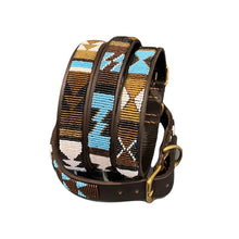 Load image into Gallery viewer, Large breed beaded leather Dog Collars - Neck size 18"-20" (46-51cm) 3/4" (2cm) wide - Click to select colour Scott's of London