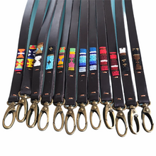 Load image into Gallery viewer, Partially Beaded leather Toy &amp; Small Dog Leads - 1/2" (1.5cm) wide - 44" (112cm) long (price inclusive of VAT)