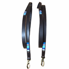 Load image into Gallery viewer, Partially Beaded leather Toy &amp; Small Dog Leads - 1/2" (1.5cm) wide - 44" (112cm) long (price inclusive of VAT)