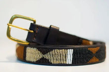 Load image into Gallery viewer, Beaded leather Maasai belts Scott's of London