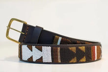 Load image into Gallery viewer, Beaded leather Maasai belts Scott's of London