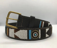 Load image into Gallery viewer, Beaded leather Maasai belts Scott's of London